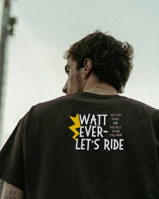 T-Shirt "Watt Ever" Black
