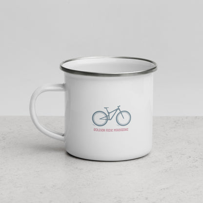 Emaille-Tasse "Free Ride"